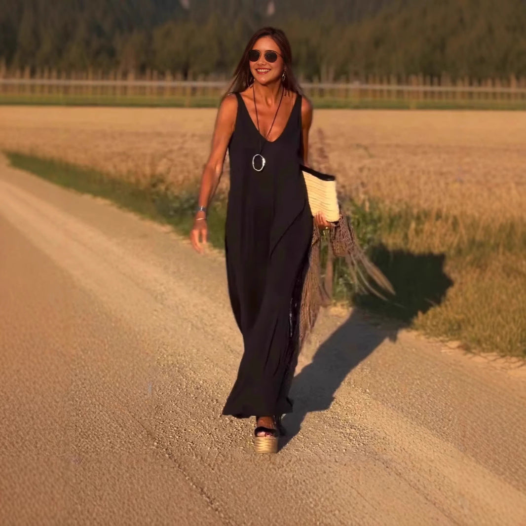 Robe Longue Élégance Fluide
